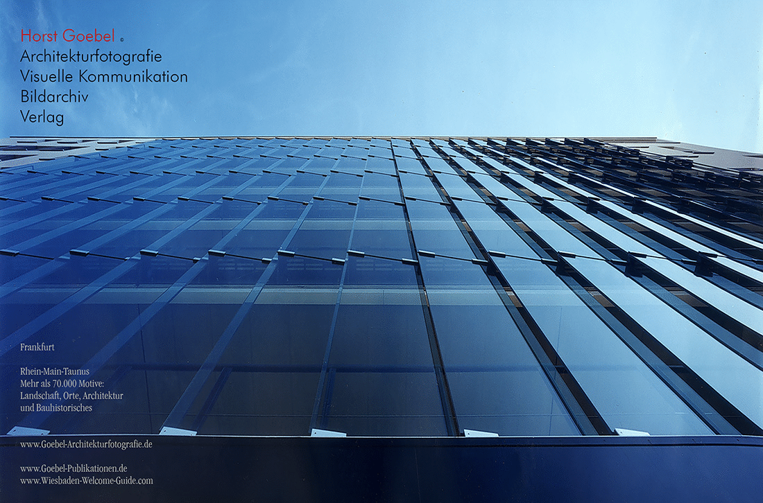 Architekturfotograf Frankfurt    Horst Goebel  gl k