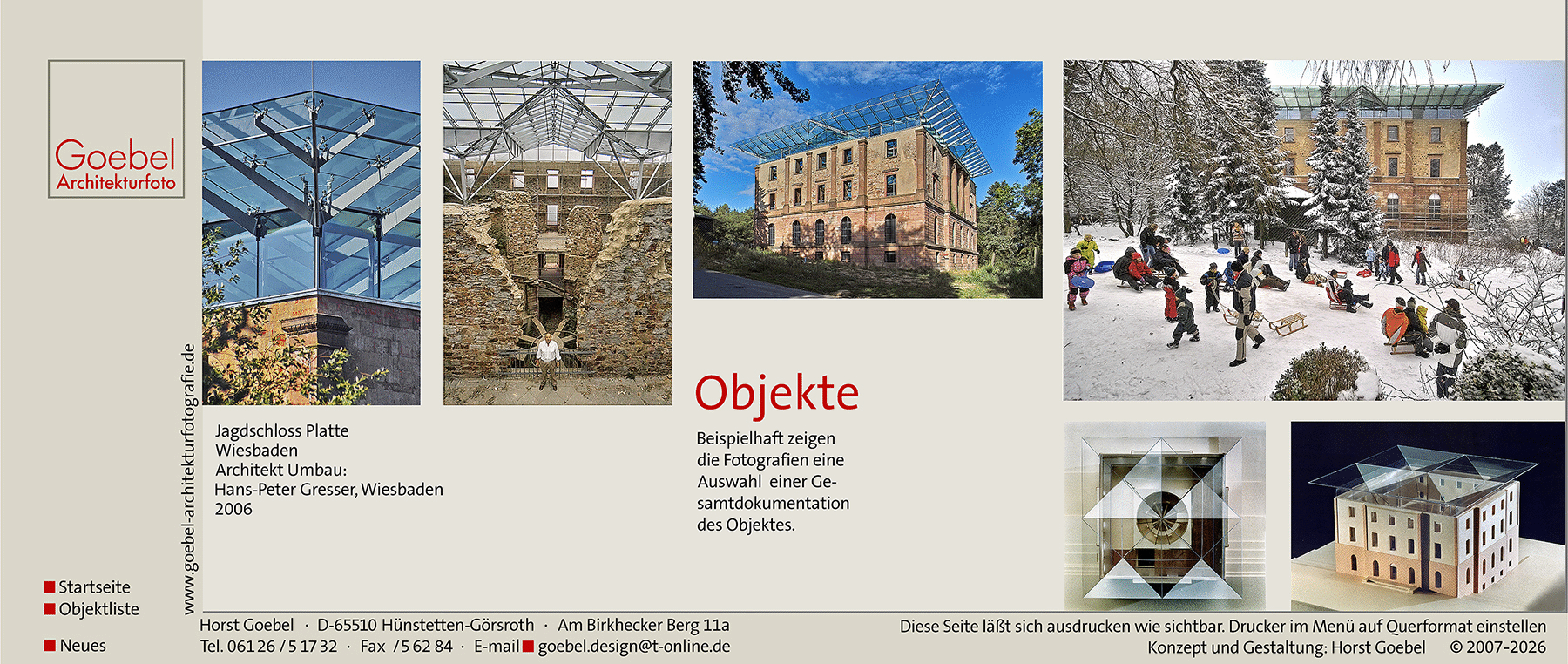 Architekturfotograf Taunus  Jagdschloss Platte Goebel1