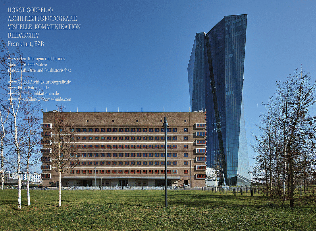 Frankfurt EZB Architekturfoto Gobel