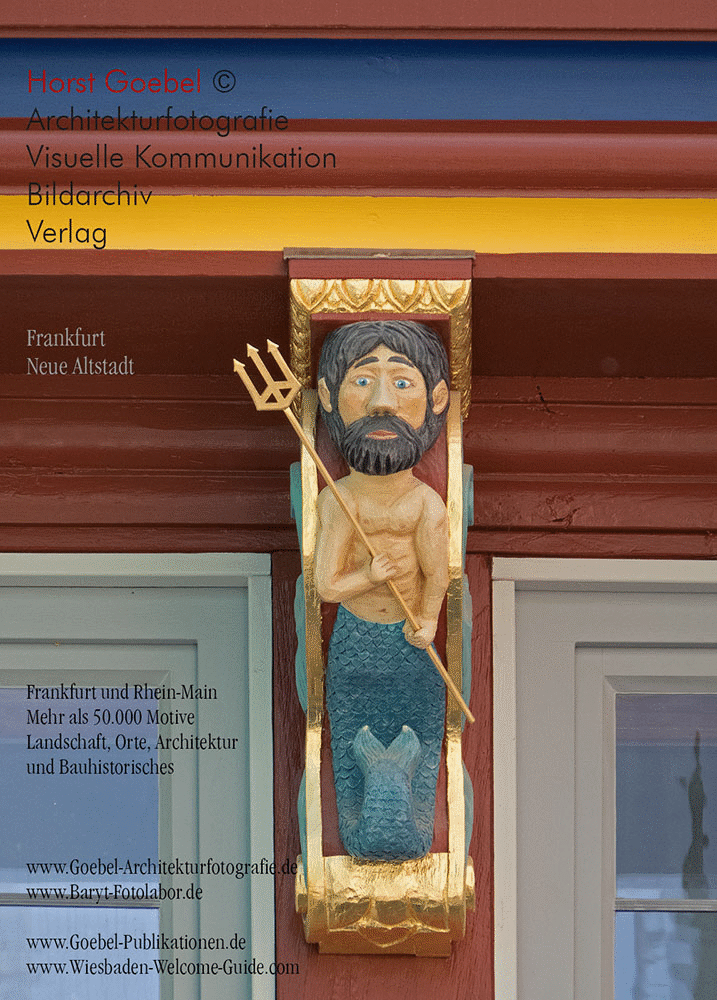 Frankfurt Neue Altstadt Figur  Horst Goebel