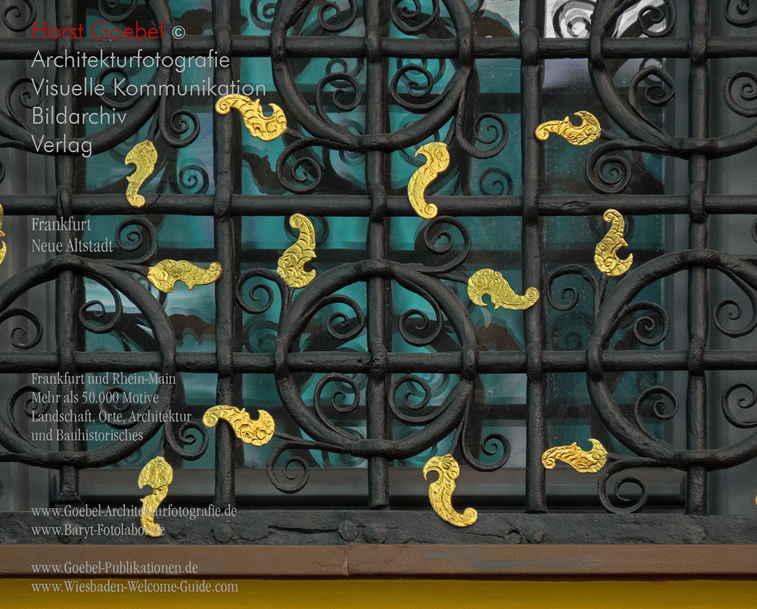 Frankfurt Neue Altstadt Gitter  Horst Goebel